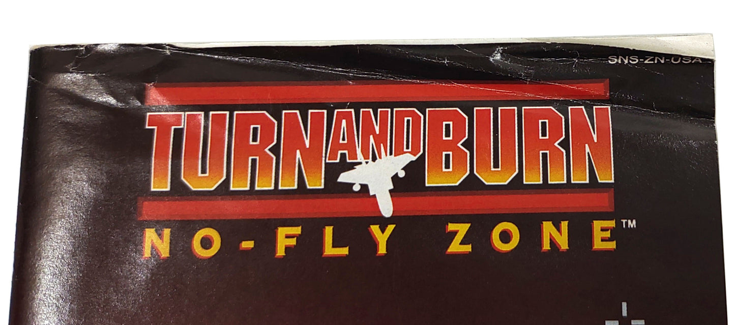 Turn and Burn - No-Fly Zone - SNES / Super Famicom