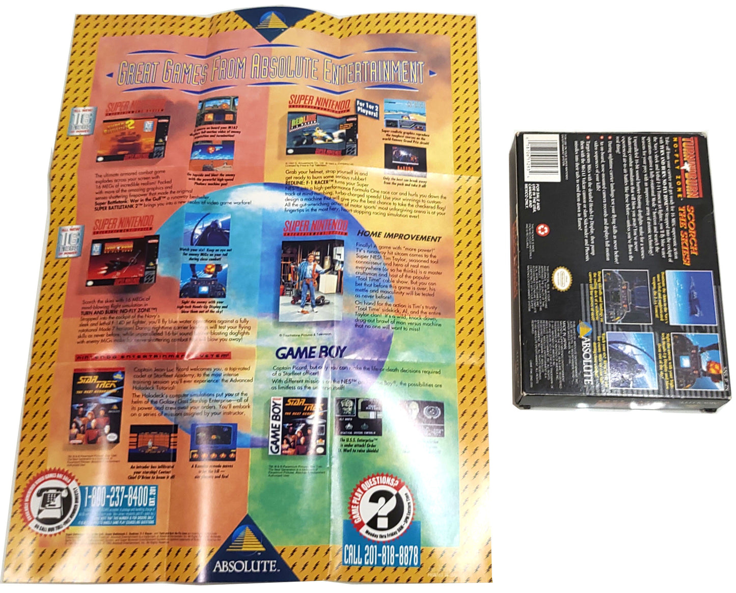 Turn and Burn - No-Fly Zone - SNES / Super Famicom