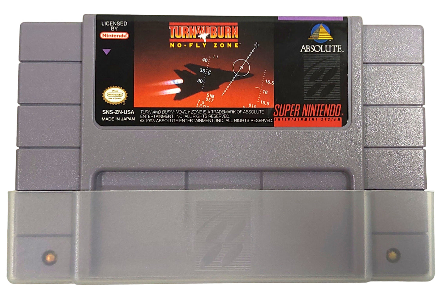 Turn and Burn - No-Fly Zone - SNES / Super Famicom