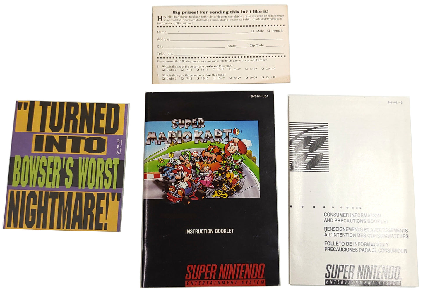 Super Mario Kart - SNES / Super Famicom