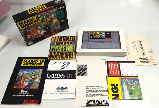 Mario is Missing! - SNES / Super Famicom