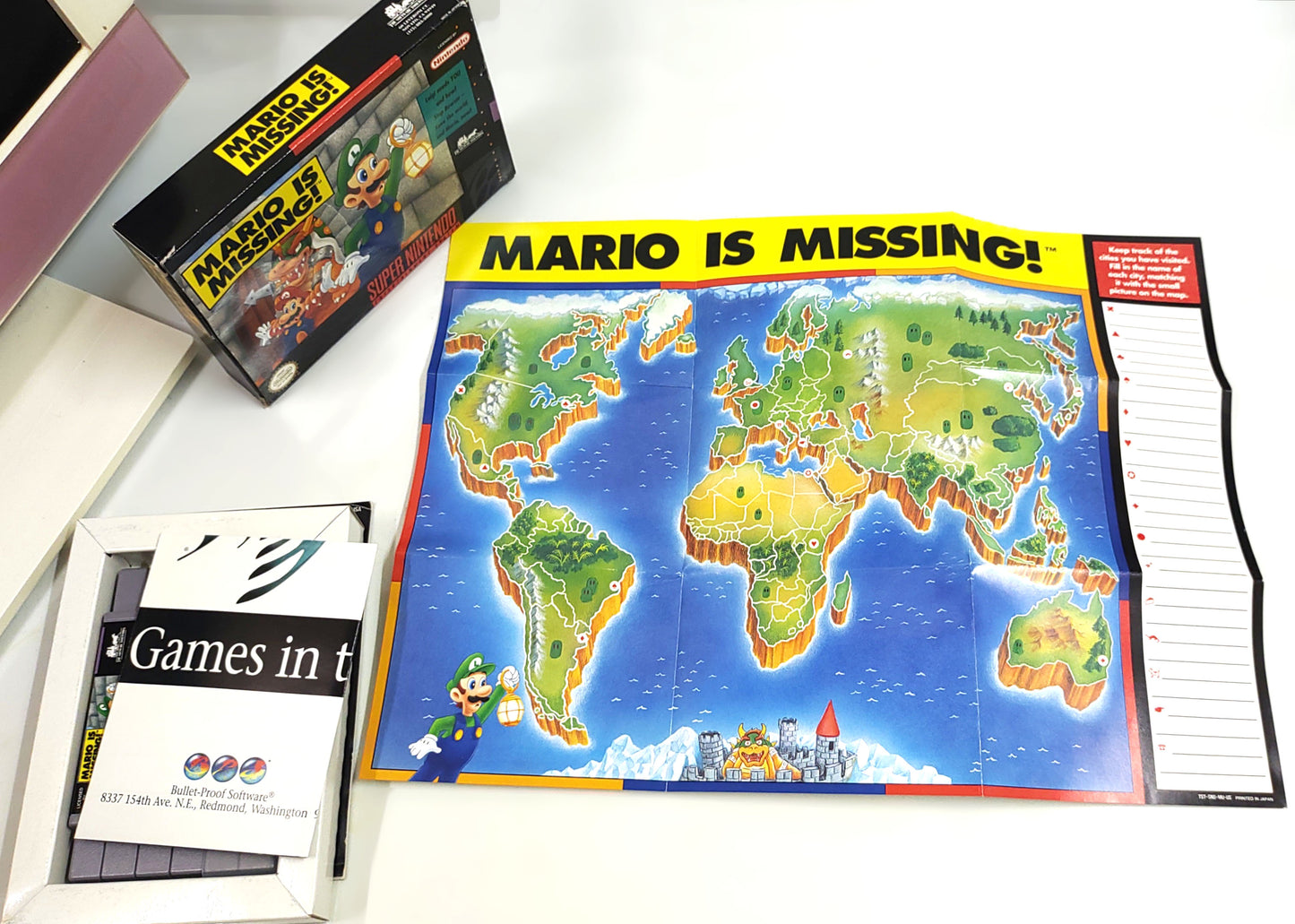 Mario is Missing! - SNES / Super Famicom