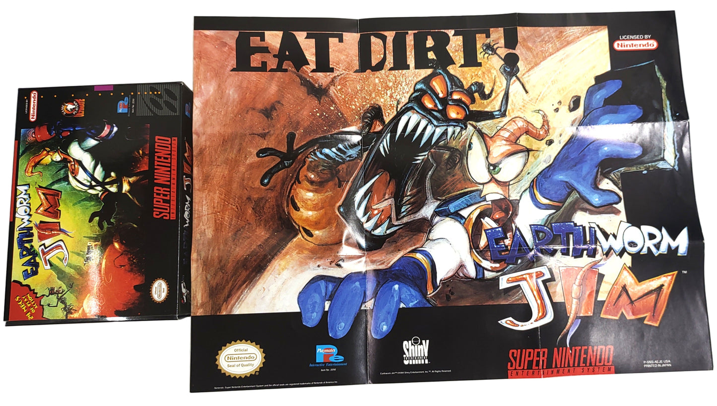 EarthWorm JIM - SNES / Super Famicom