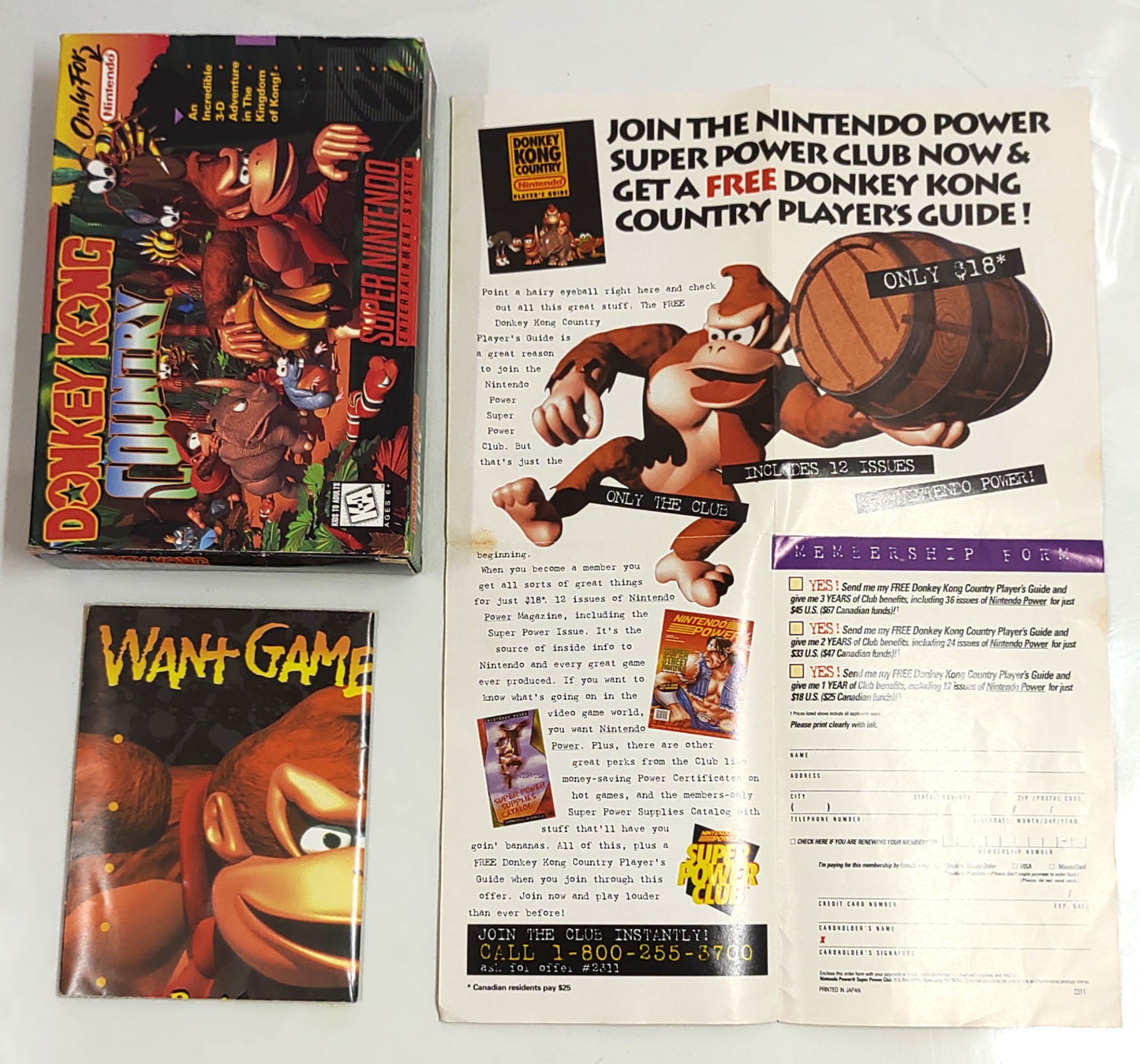 Donkey Kong Country - SNES / Super Famicom