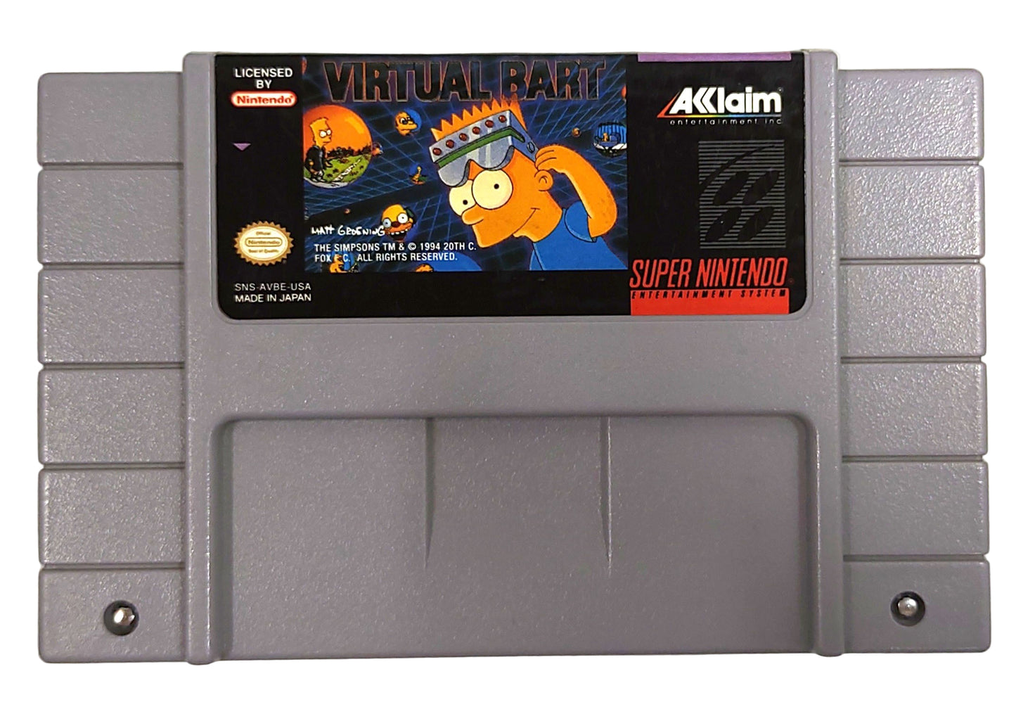 Virtual Bart - SNES / Super Famicom