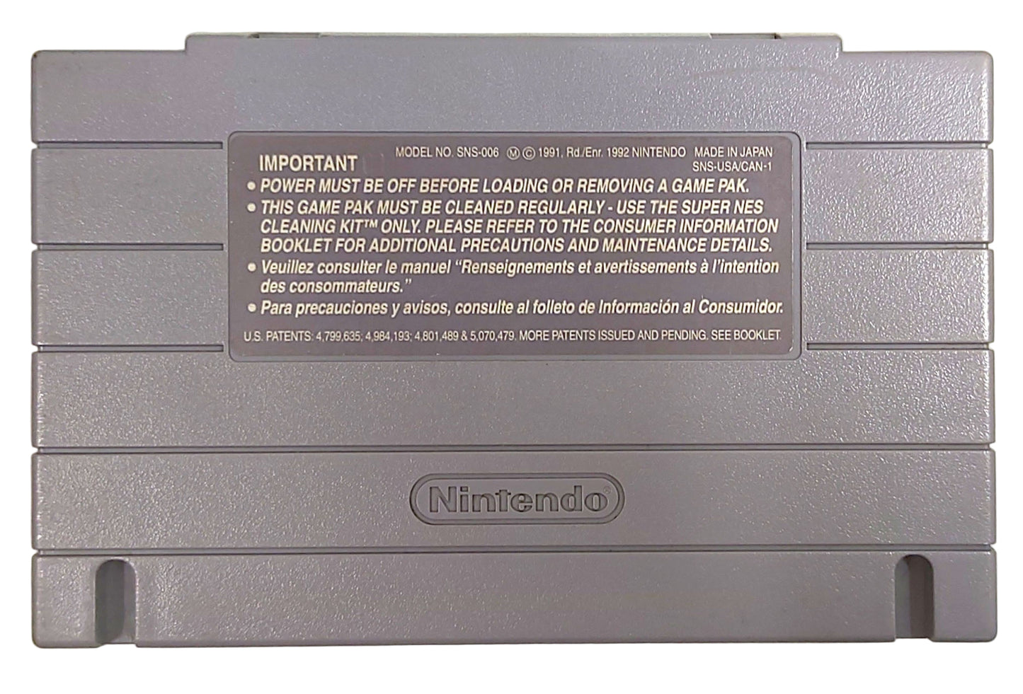 Virtual Bart - SNES / Super Famicom