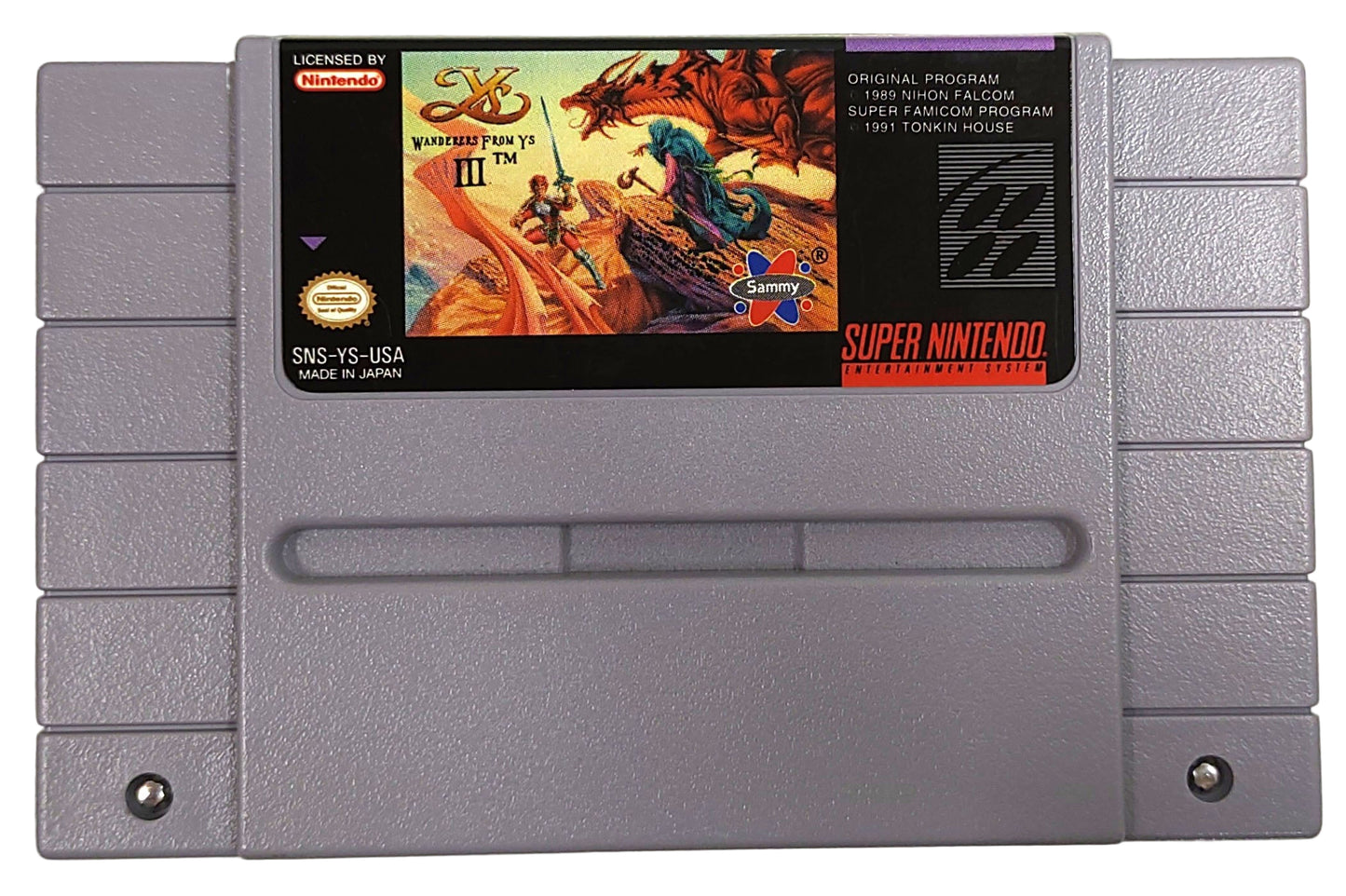Ys III: Wanderers from Ys - SNES / Super Famicom