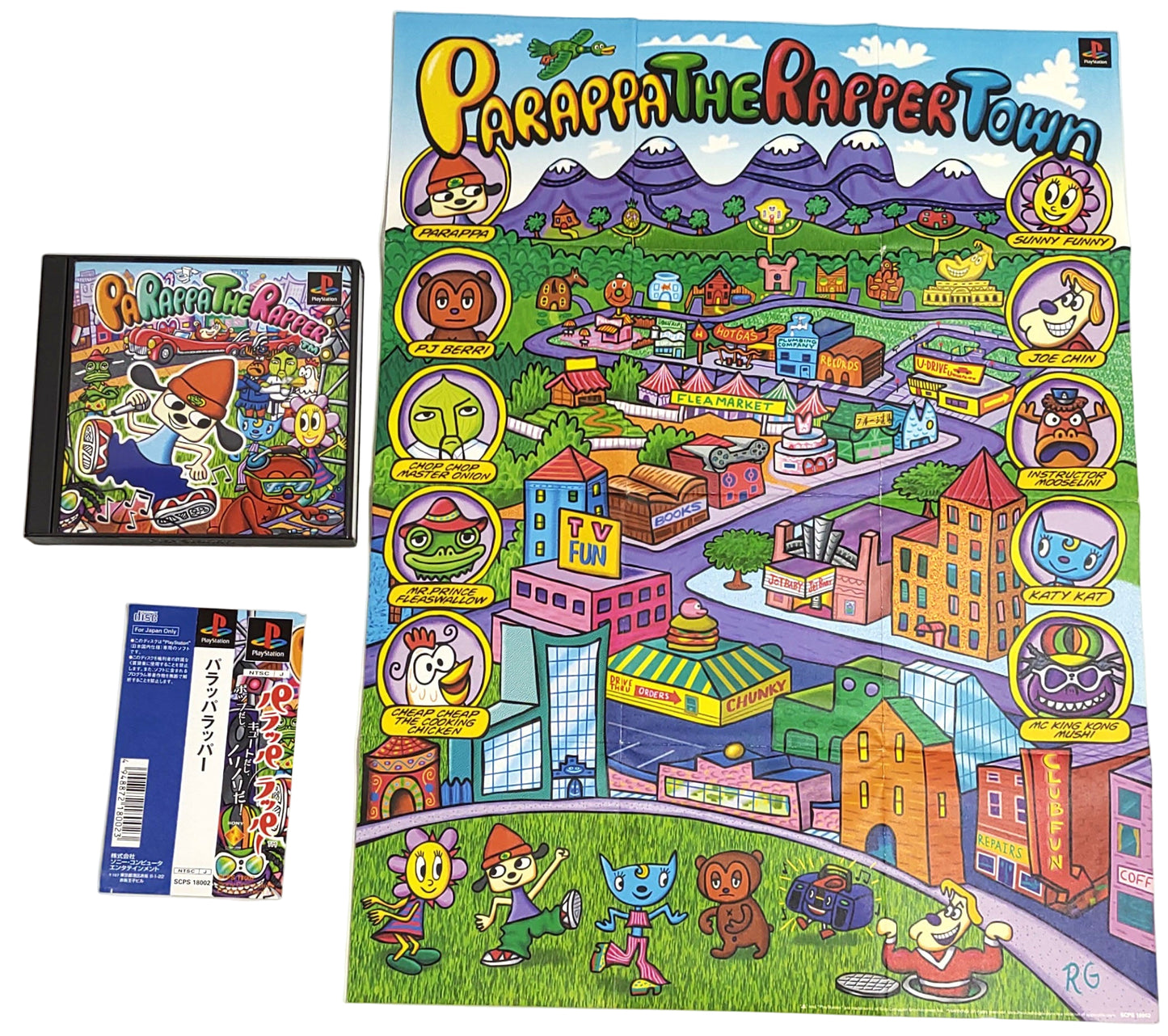 PaRappa the Rapper - Sony Playstation PS1