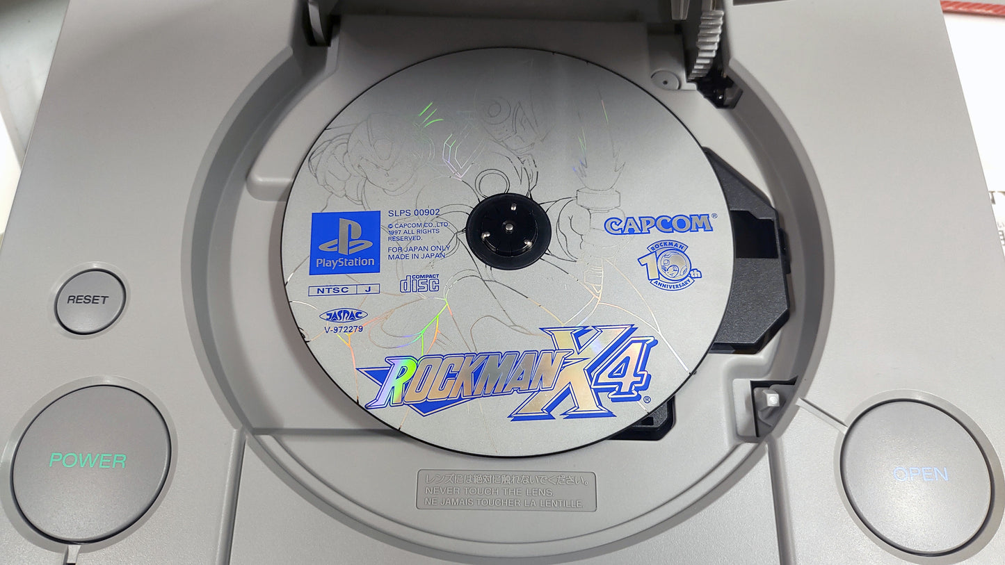 Sony Playstation PS1 Dualshock SCPH7000 + Rockman X4 - FRETE GRÁTIS