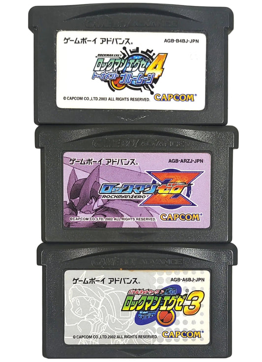 Rockman Zero + EXE 3 e 4 - Lote 3 Games Loose - Nintendo Gameboy Advance