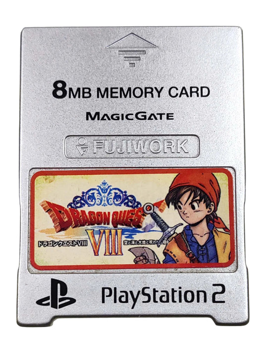 Memory Card Original Fujiwork Metallic Silver - Sony Playstation 2 PS2