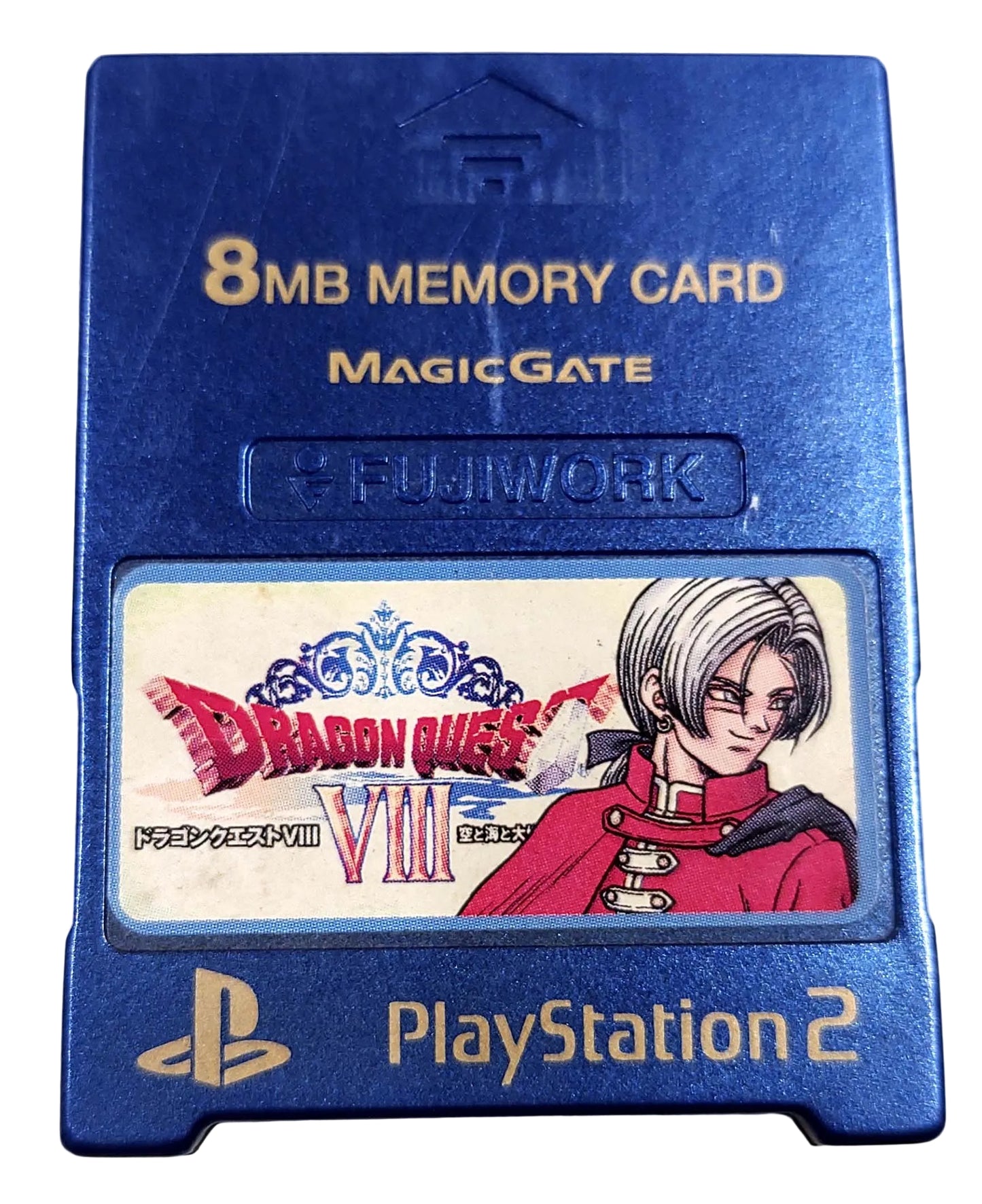 Memory Card Original Fujiwork Metallic Royal Blue - Sony Playstation 2 PS2