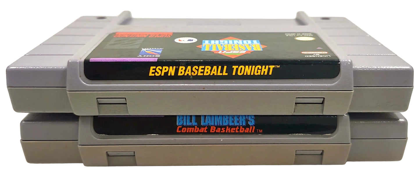 Lote 2 Games originais - SNES / Super Famicom