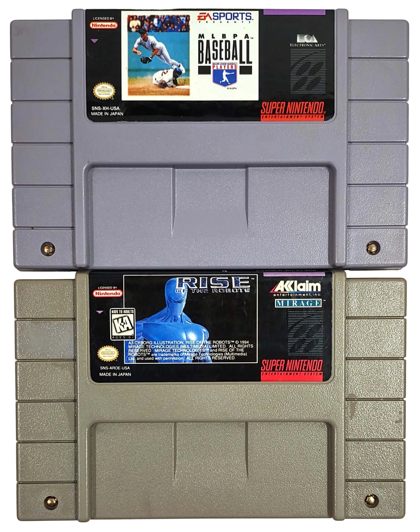 Lote 2 Games originais - SNES / Super Famicom