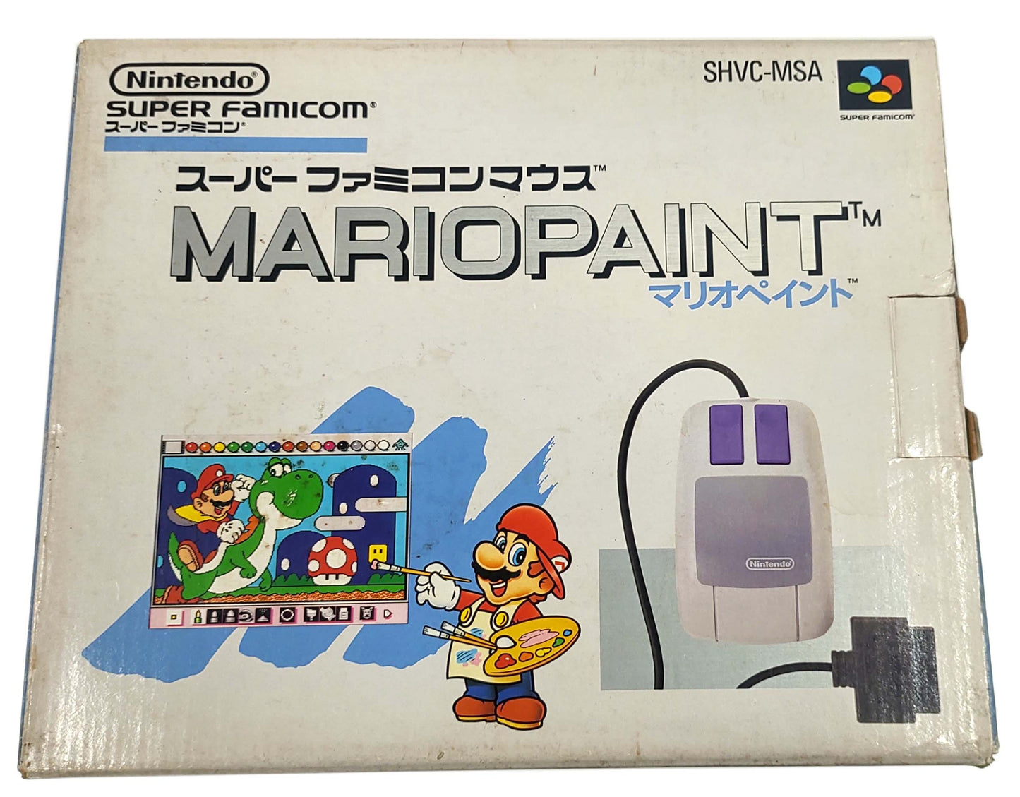 Mario Paint Edição limitada c/ mouse - Super Famicom / SNES