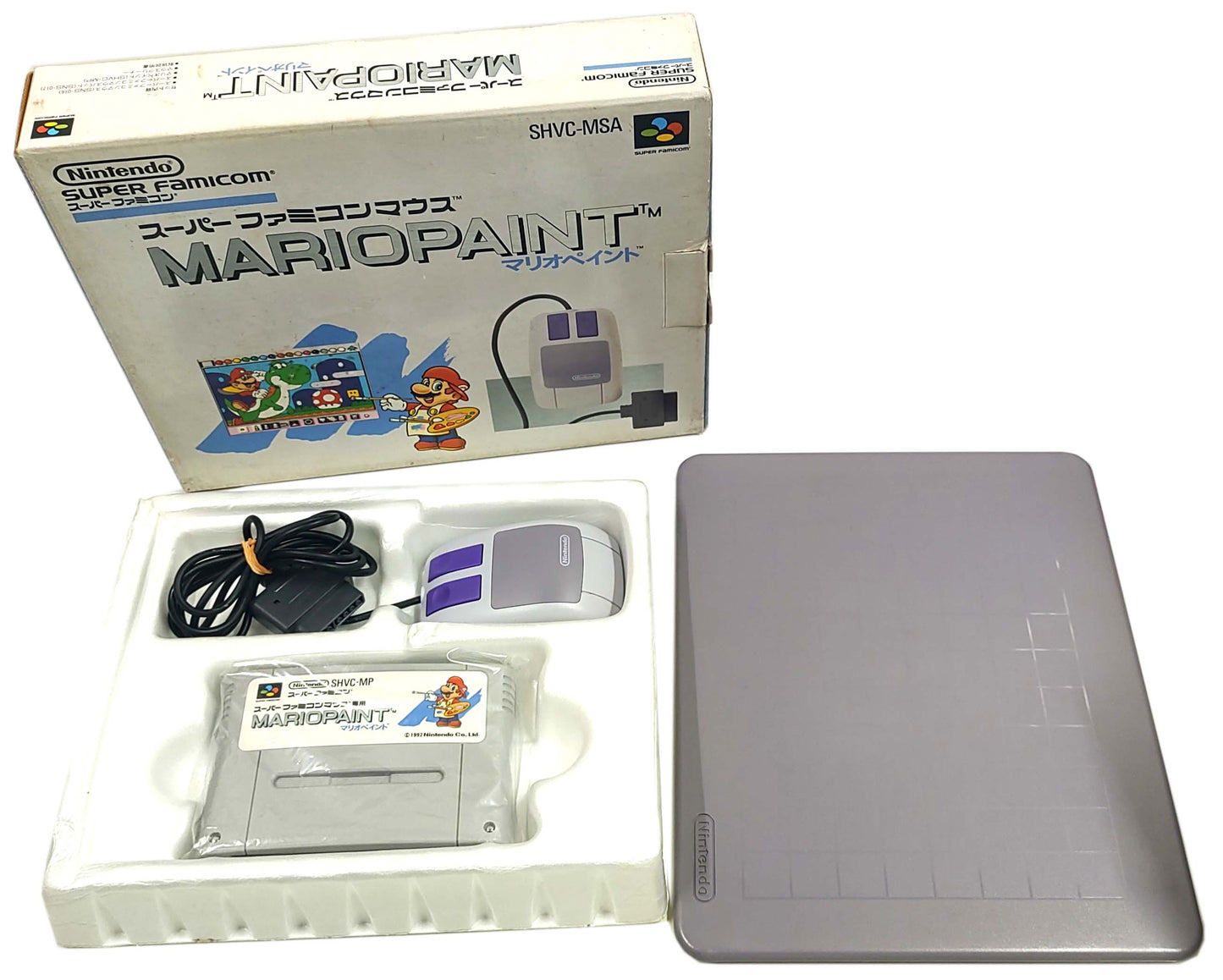 Mario Paint Edição limitada c/ mouse - Super Famicom / SNES