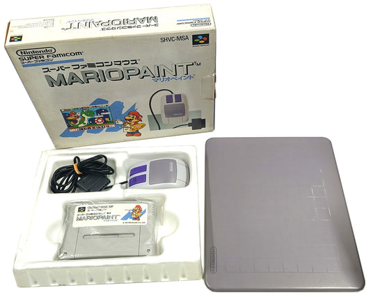 Mario Paint Edição limitada c/ mouse - Super Famicom / SNES