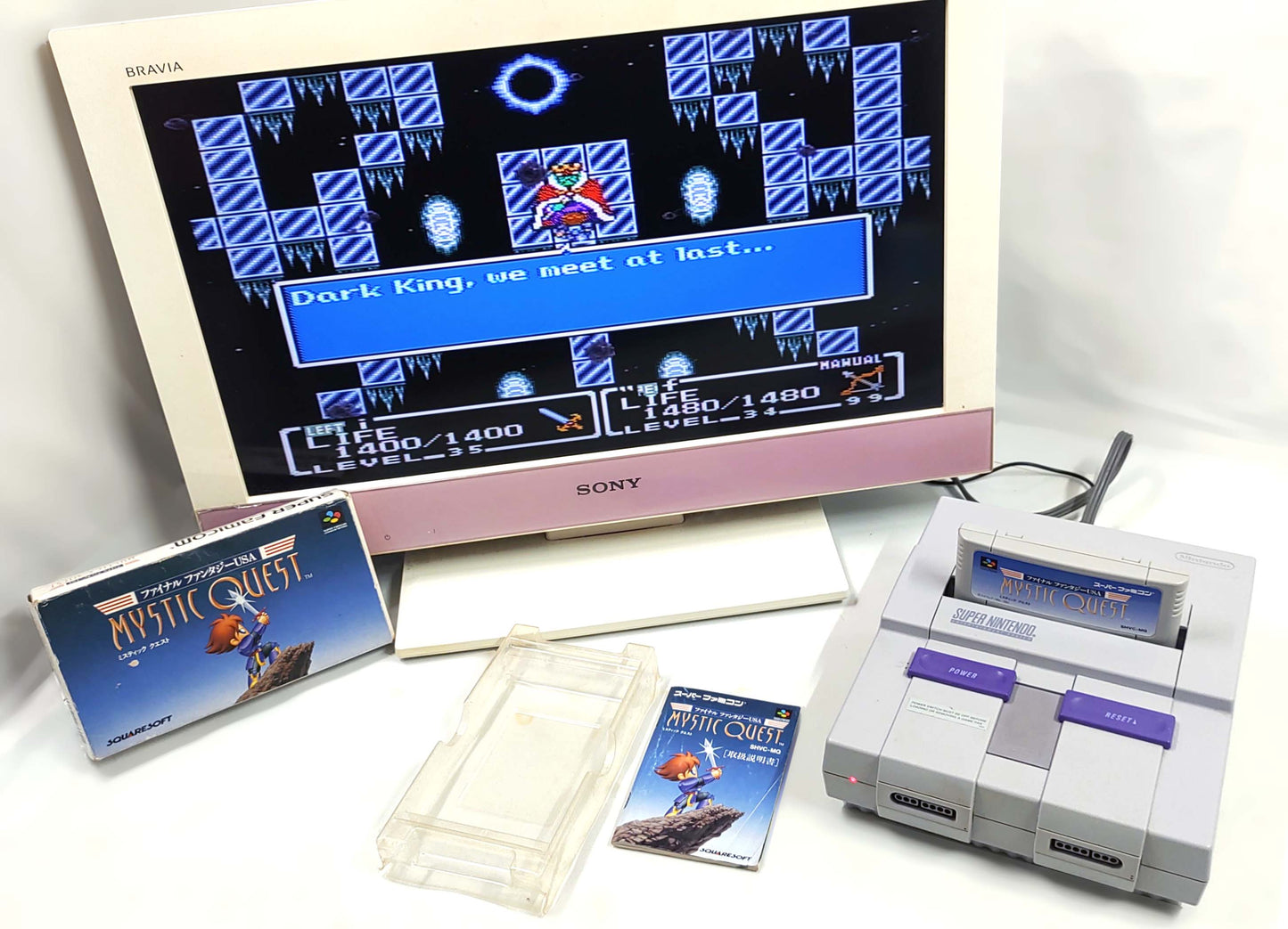 Final Fantasy Mystic Quest [TRADUZIDO INGLÊS] - Super Famicom / SNES