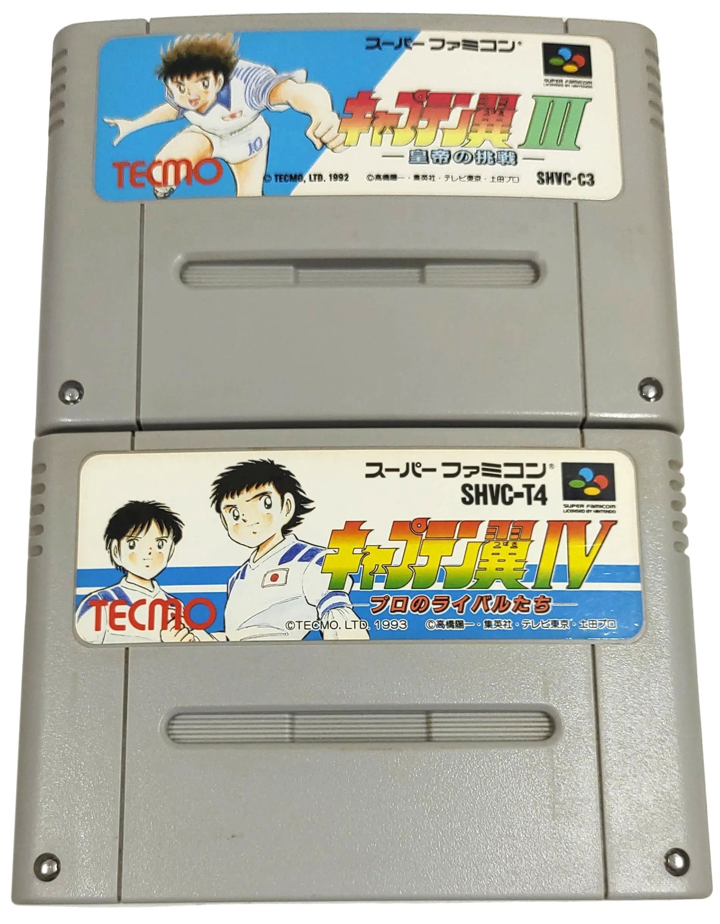 Captain Tsubasa 3 e 4 - Super Famicom / SNES