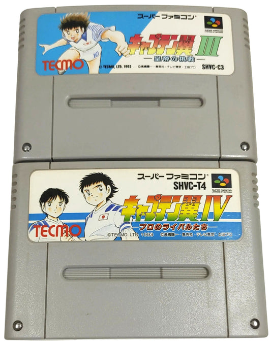 Captain Tsubasa 3 e 4 - Super Famicom / SNES