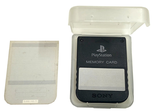 Memory Card Original + Case - Sony Playstation PS1