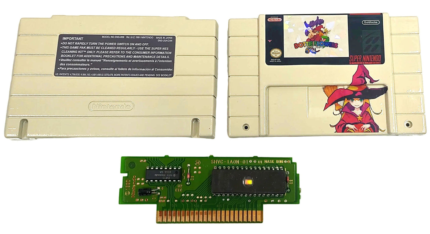 [Homebrew] Dottie Flowers - SNES / Super Famicom