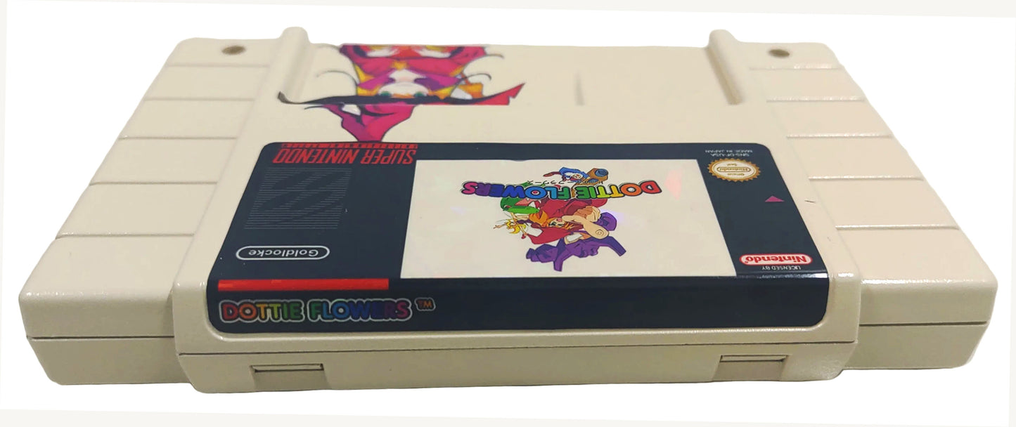 [Homebrew] Dottie Flowers - SNES / Super Famicom