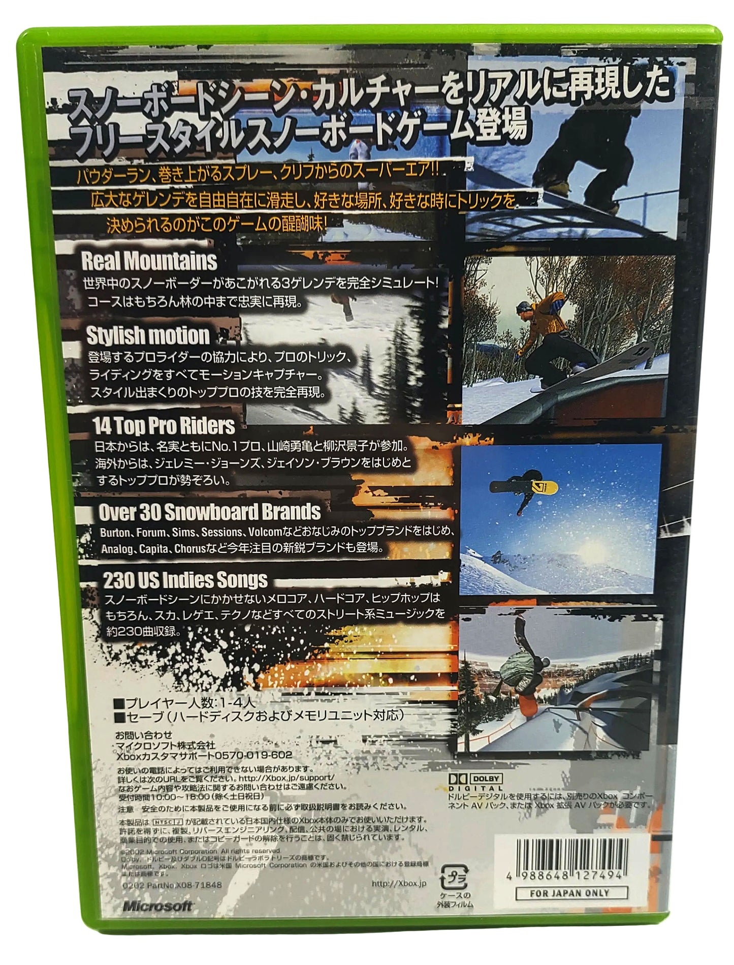 Amped: Freestyle Snowboarding - Xbox clássico