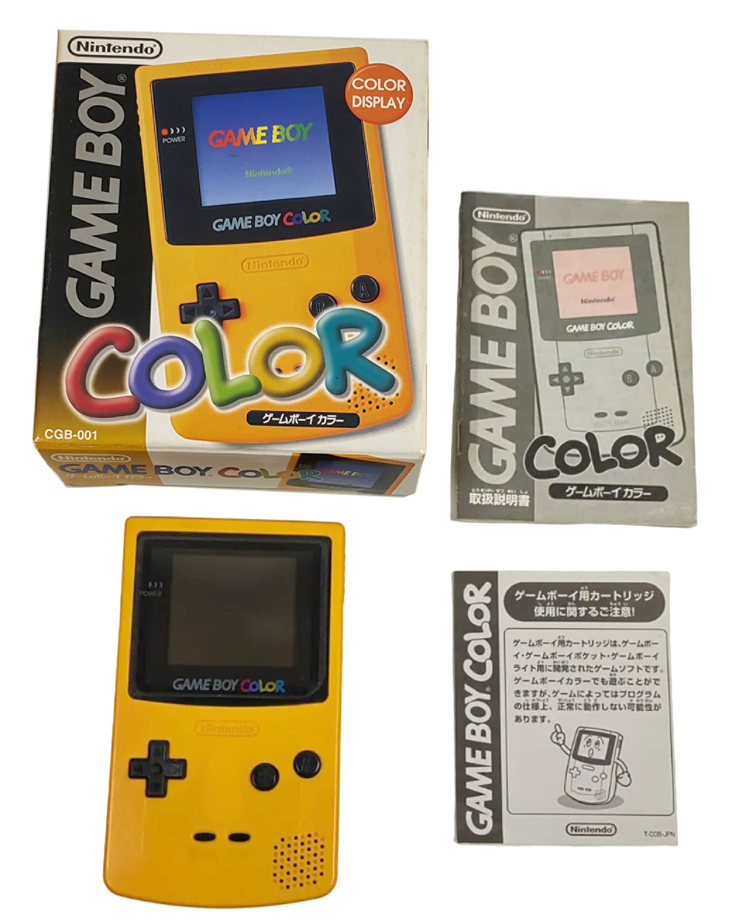 Nintendo GameBoy Color Amarelo modelo CGB-001