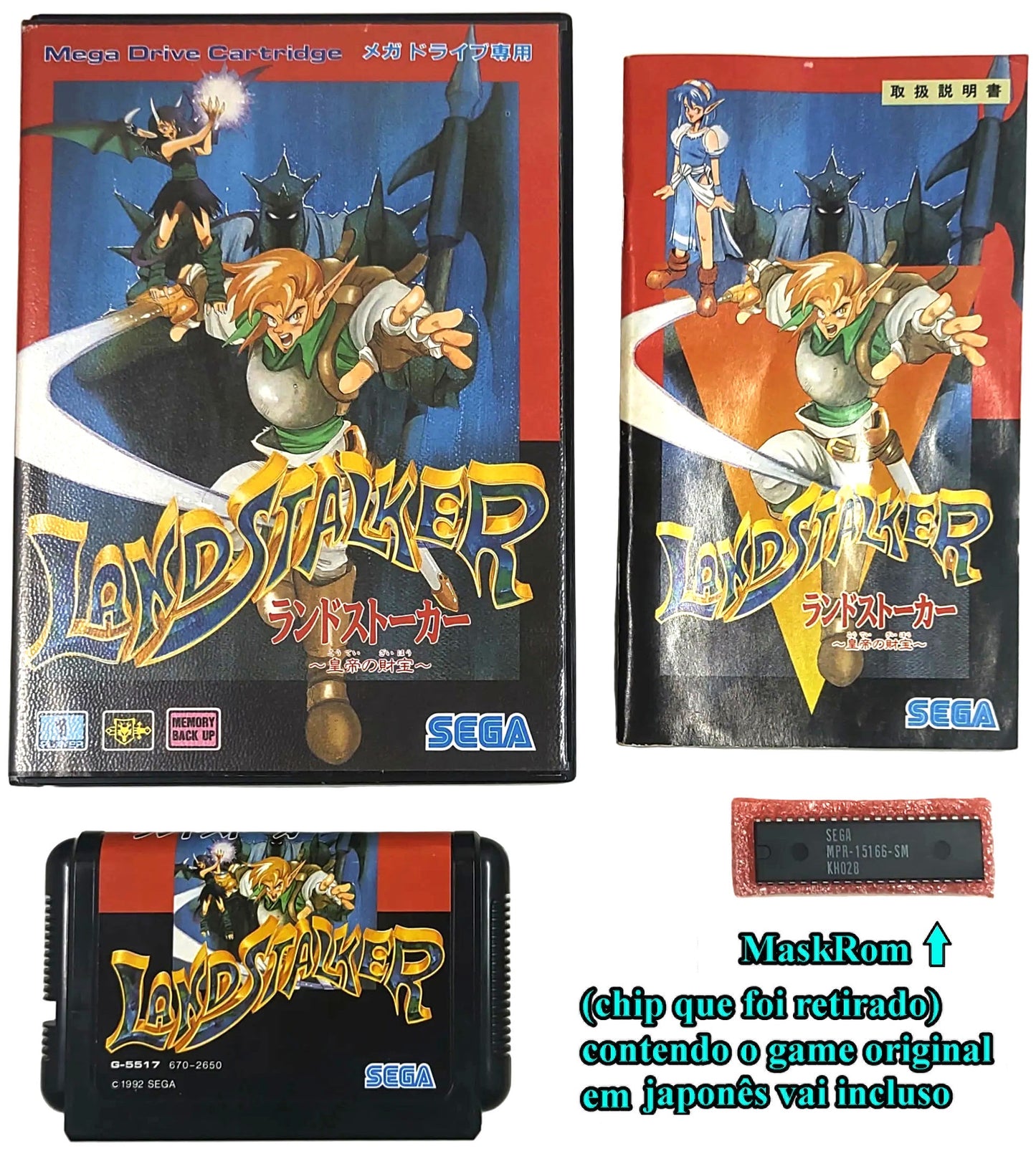 LandStalker [TRADUZIDO Português-BR] - Sega Mega Drive