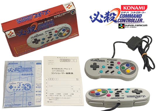 Konami Hissatsu Command Controller  - Super Famicom / SNES