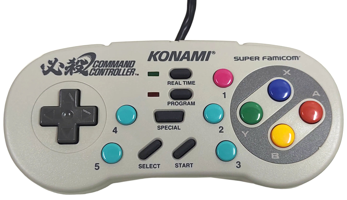 Konami Hissatsu Command Controller  - Super Famicom / SNES