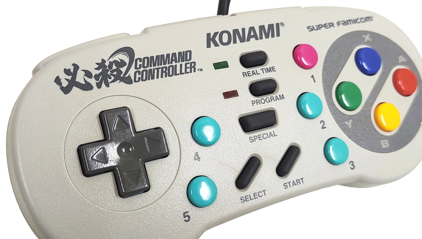 Konami Hissatsu Command Controller  - Super Famicom / SNES