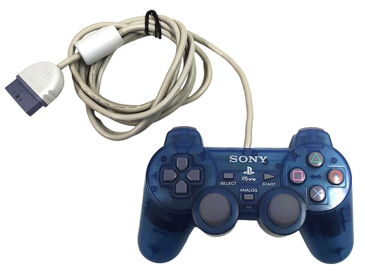 DualShock Azul translucido original - Sony PSOne PS1
