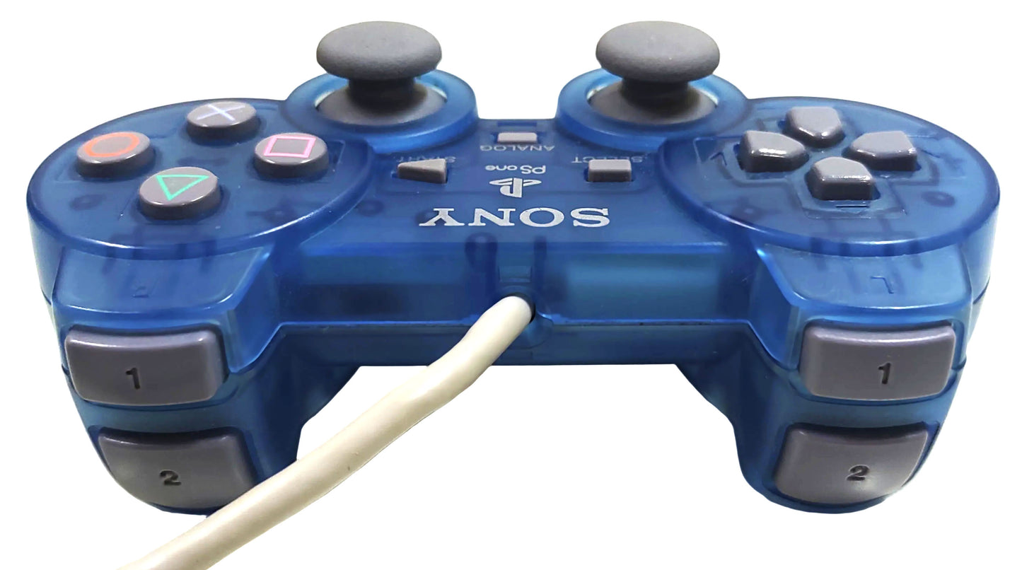 DualShock Azul translucido original - Sony PSOne PS1