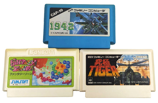 1942 / Twin Cobra / Fantasy Zone - Famicom / NES