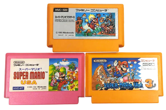 Trilogia Super Mario Bros - Famicom / NES