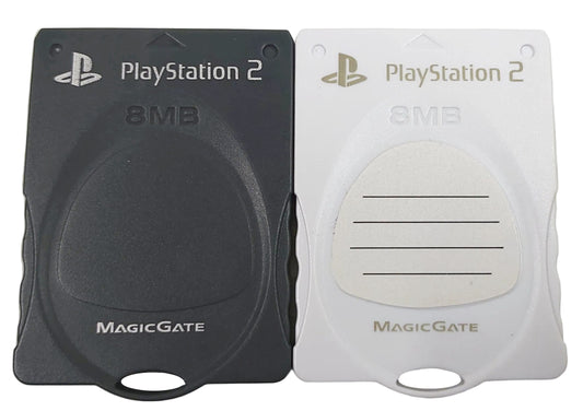 2x Memory Cards Kotobuki (White + Black) - Sony Playstation 2