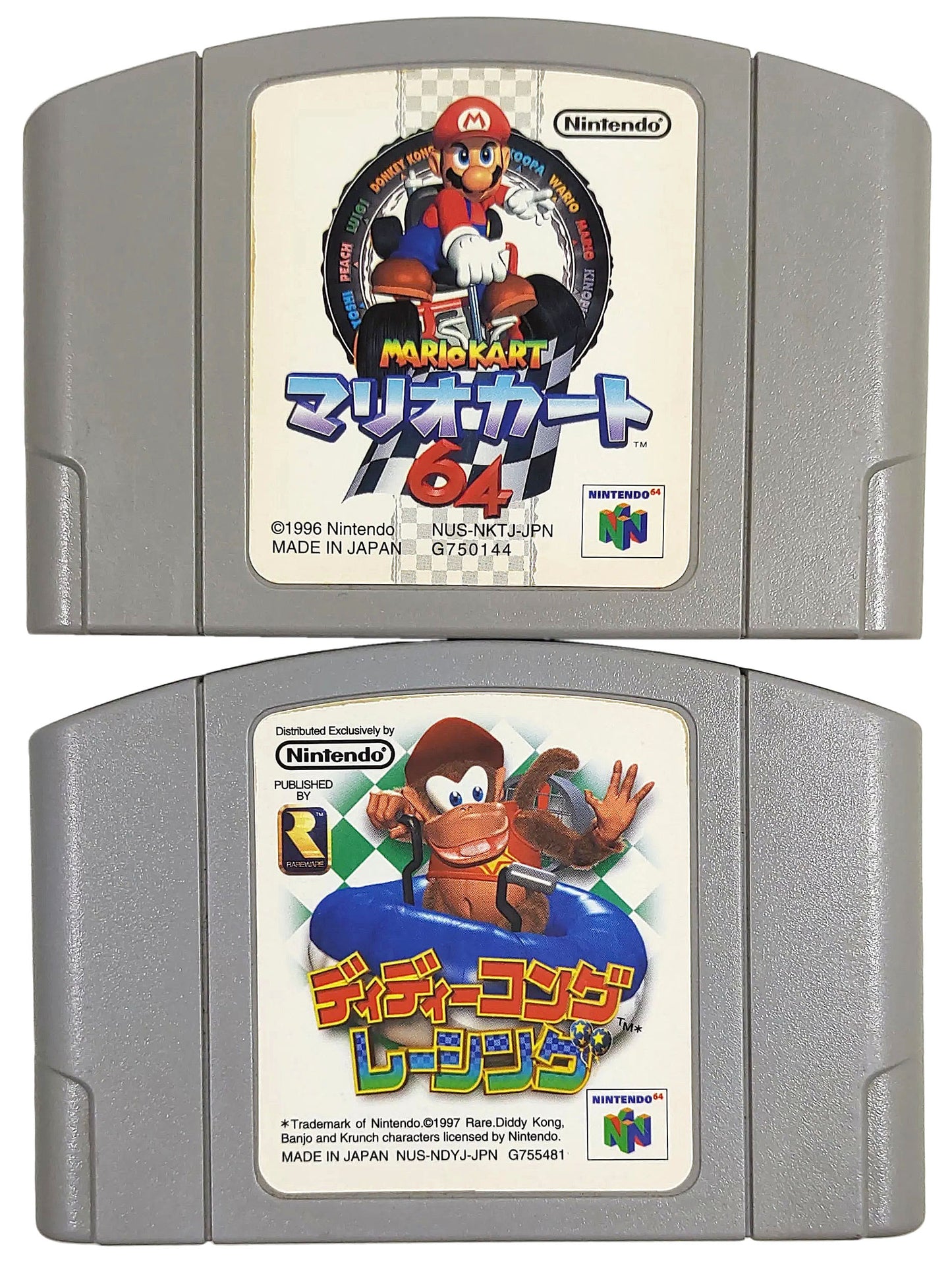 Mario Kart 64 + Diddy Kong Racing - Nintendo 64