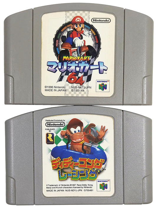 Mario Kart 64 + Diddy Kong Racing - Nintendo 64