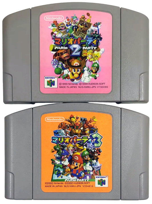 Mario Party 2 e 3 - Nintendo 64