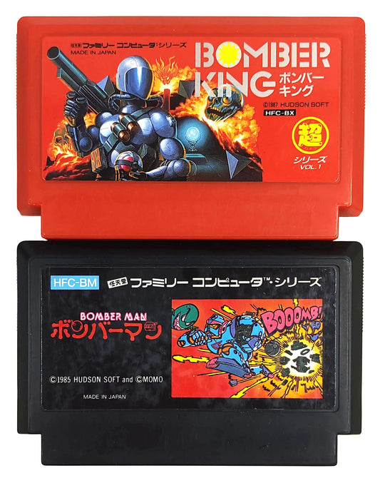 Bomberman + Bomber King - Famicom / NES