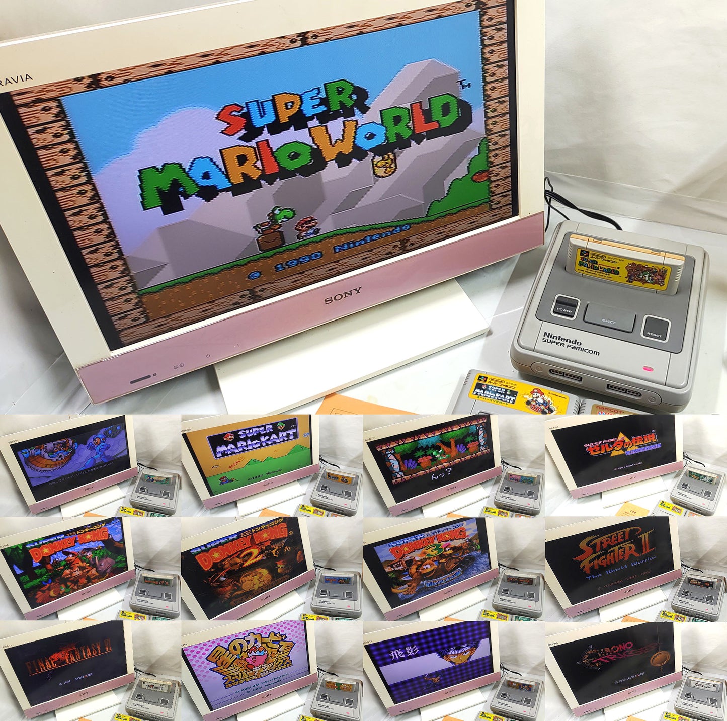 Super Famicom First Edition + Pack Games