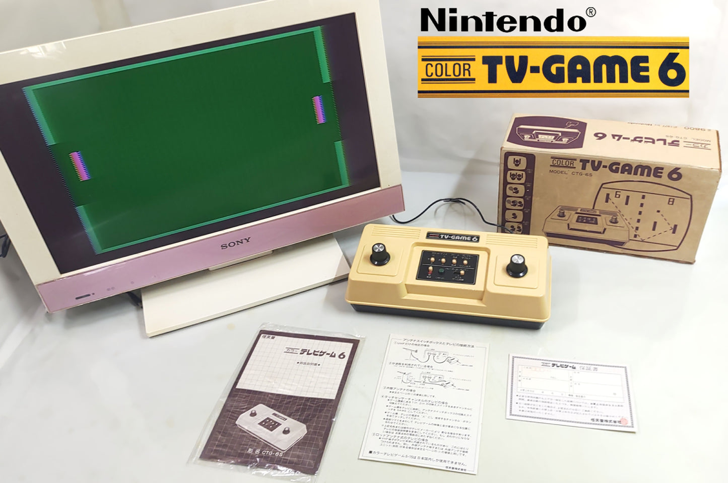 Nintendo Color TV Game 6 - 1º console fabricado pela Nintendo em 1977!!