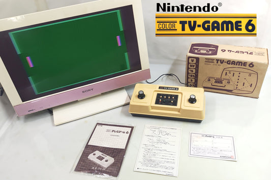 Nintendo Color TV Game 6 - 1º console fabricado pela Nintendo em 1977!!