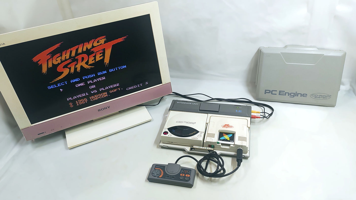NEC PC-Engine + CD-ROM² na maleta