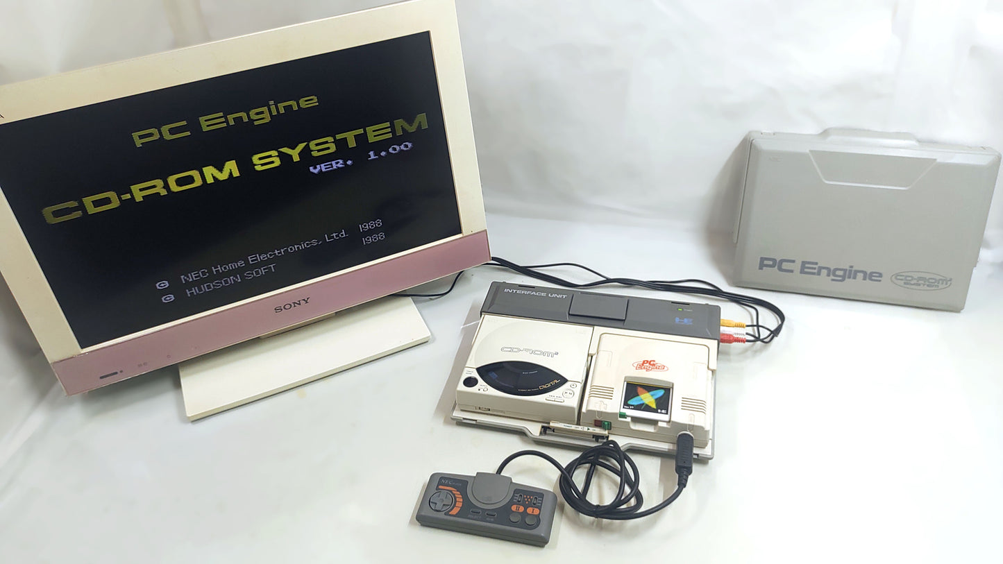 NEC PC-Engine + CD-ROM² na maleta