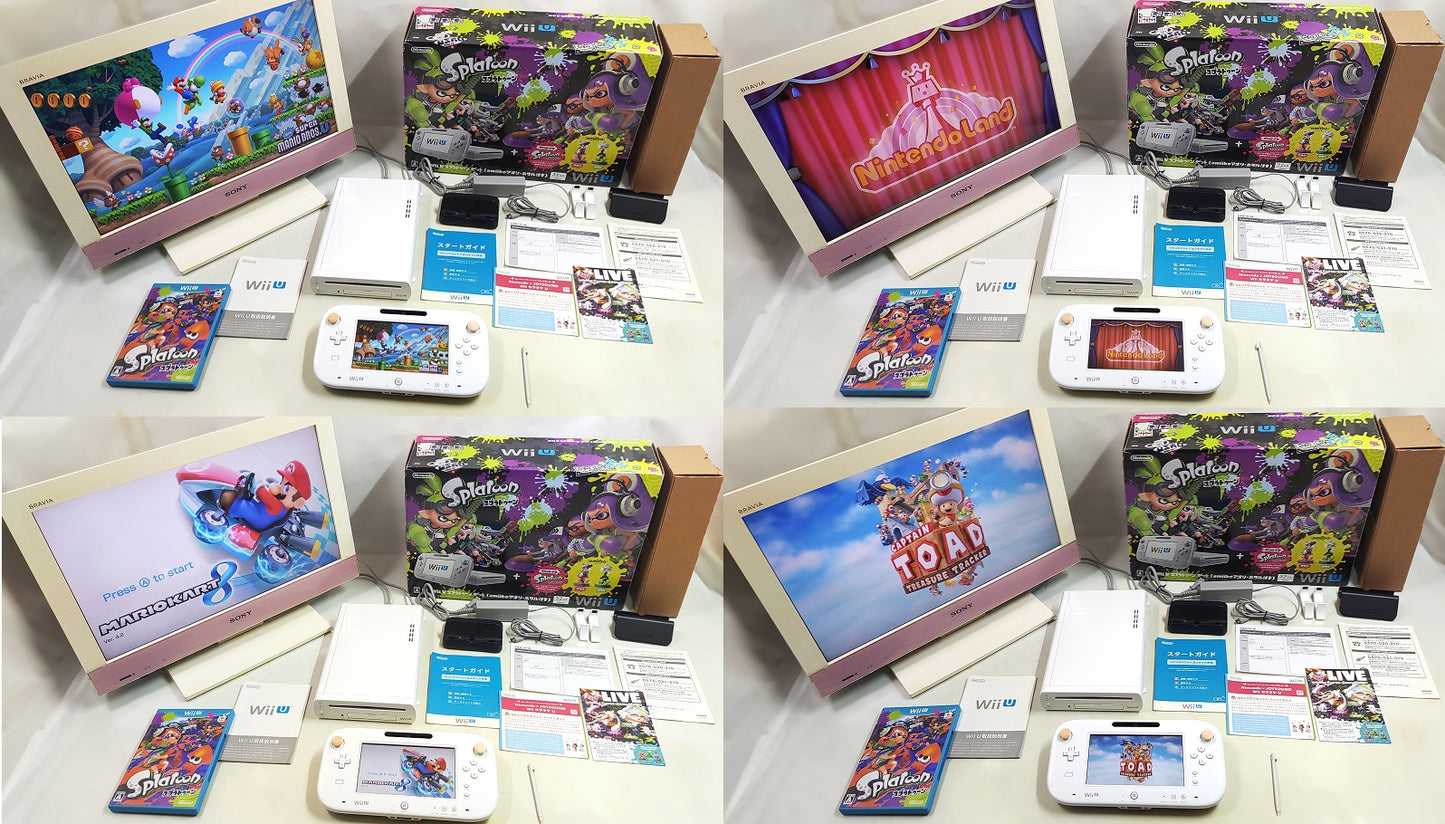 Wii U Splatoon Bundle [Destravado + Games + Traduzido]