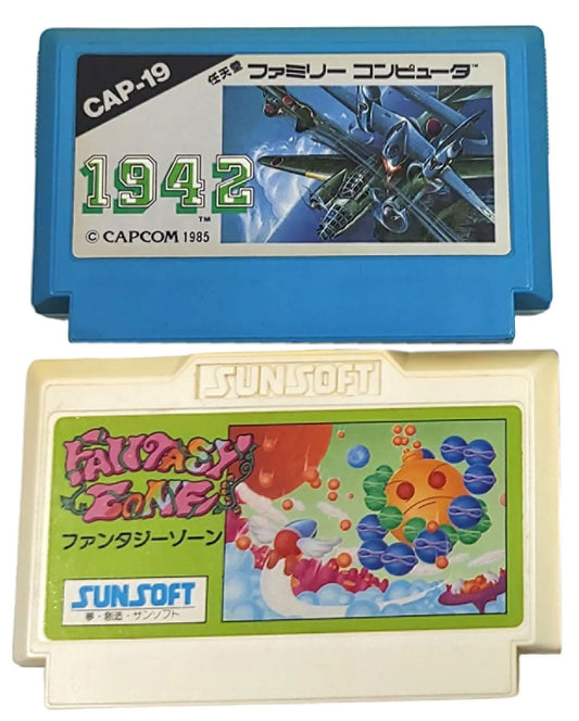 1942 e Fantasy Zone - Famicom / NES