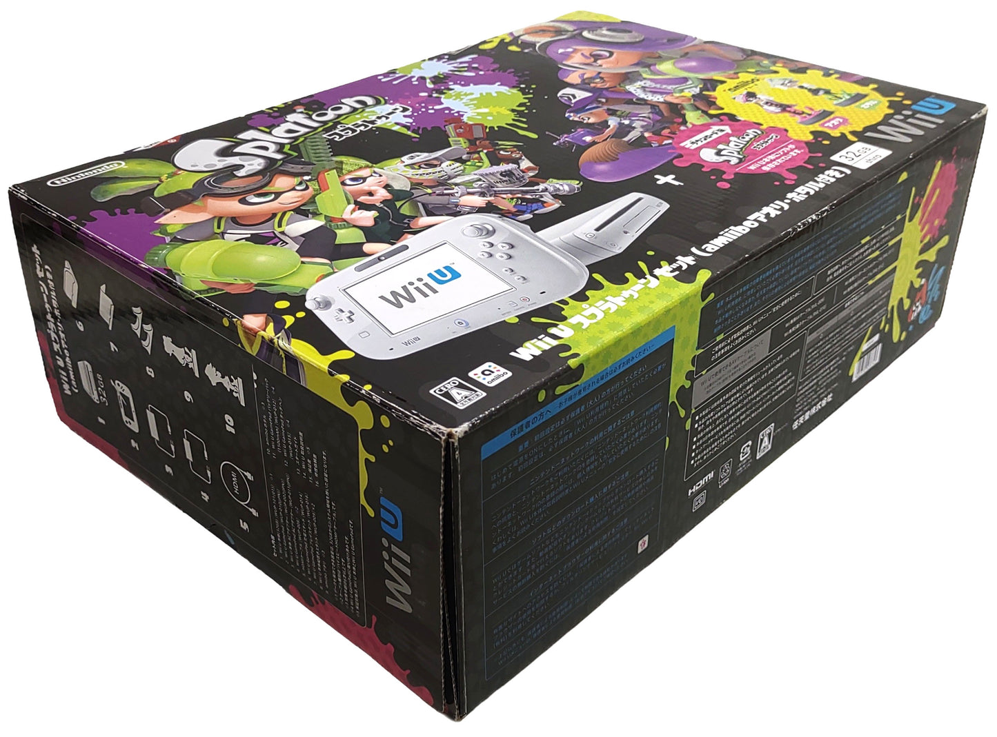 Wii U Splatoon Bundle [Destravado + Games + Traduzido]